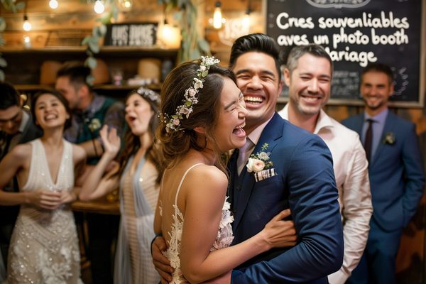 Créer des souvenirs inoubliables avec un photobooth mariage